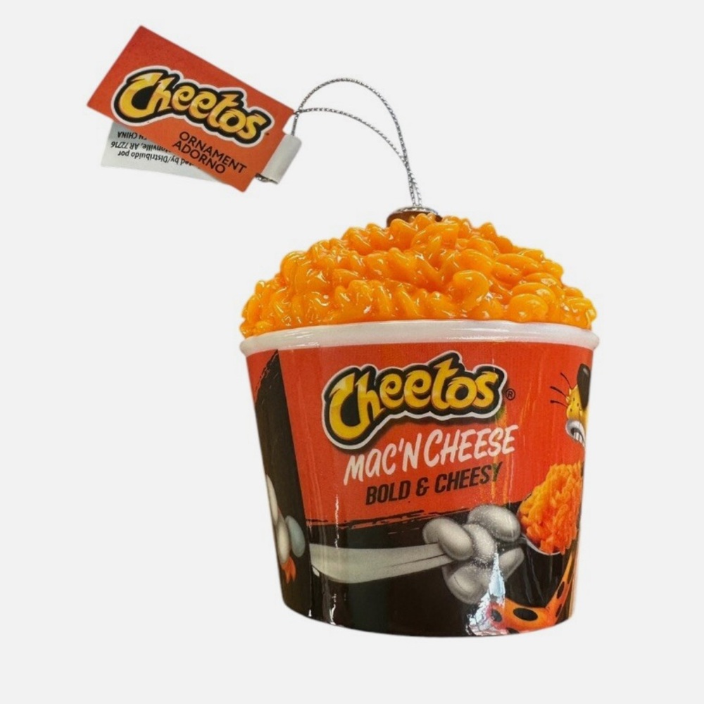 Cheetos Mac 'N Cheese Cup Ornament NWT
